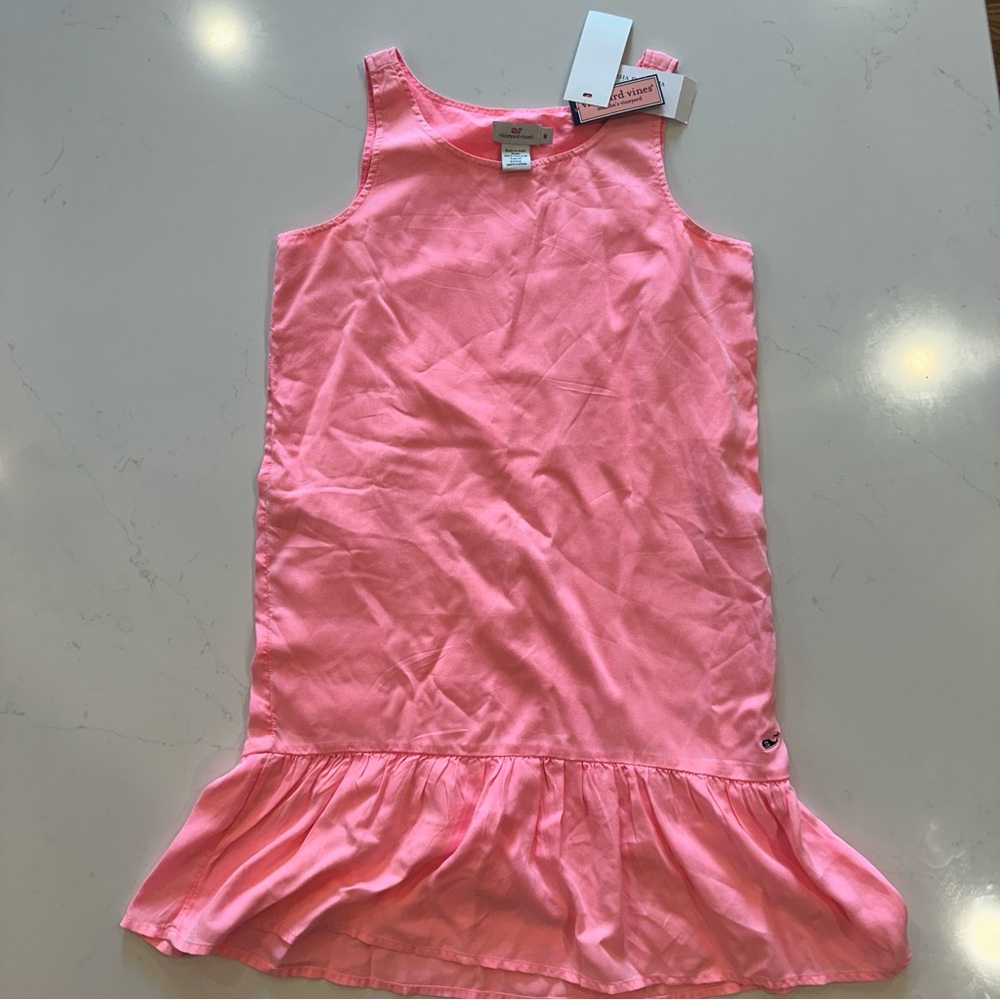 Vineyard Vines Pink Ruffled Sundress